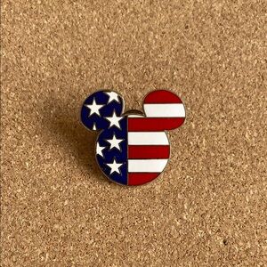 Mickey Mouse American Flag Disney Pin